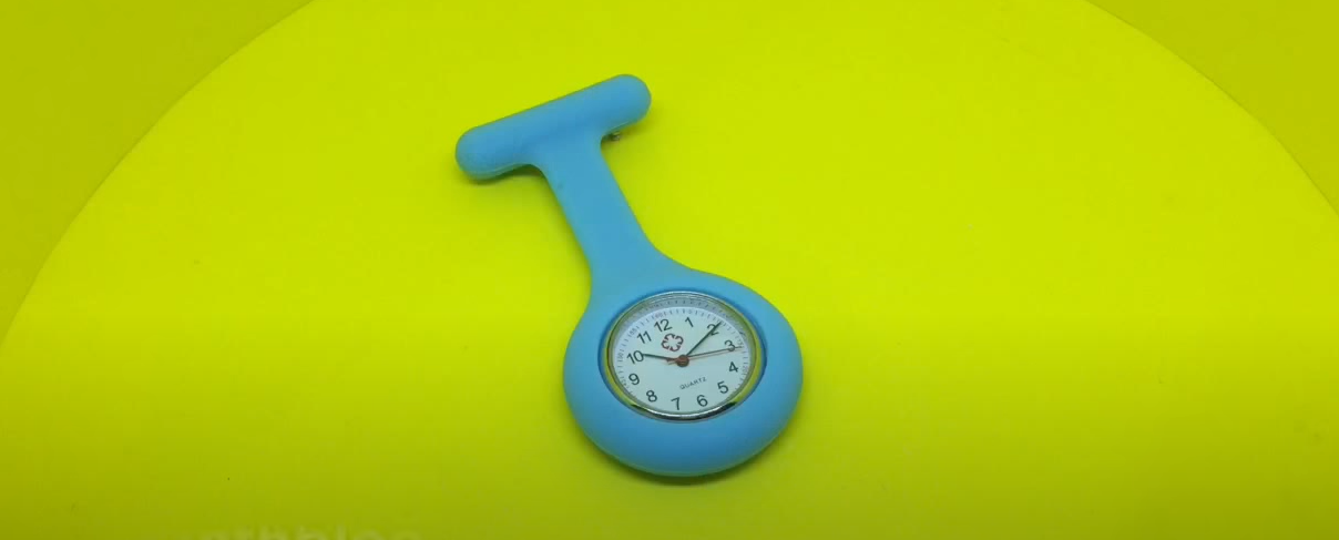 silicone lapel pin watch